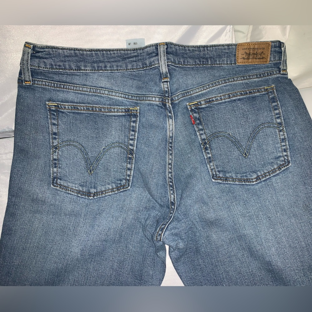 Vintage Distressed Levi’s Superlow 518 Jeans
